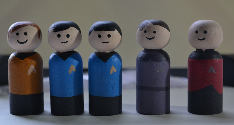 Wedding Pegs - Star Trek