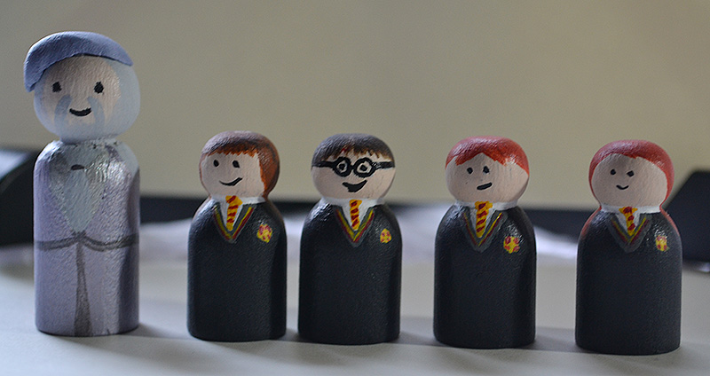 Wedding Pegs - Harry Potter